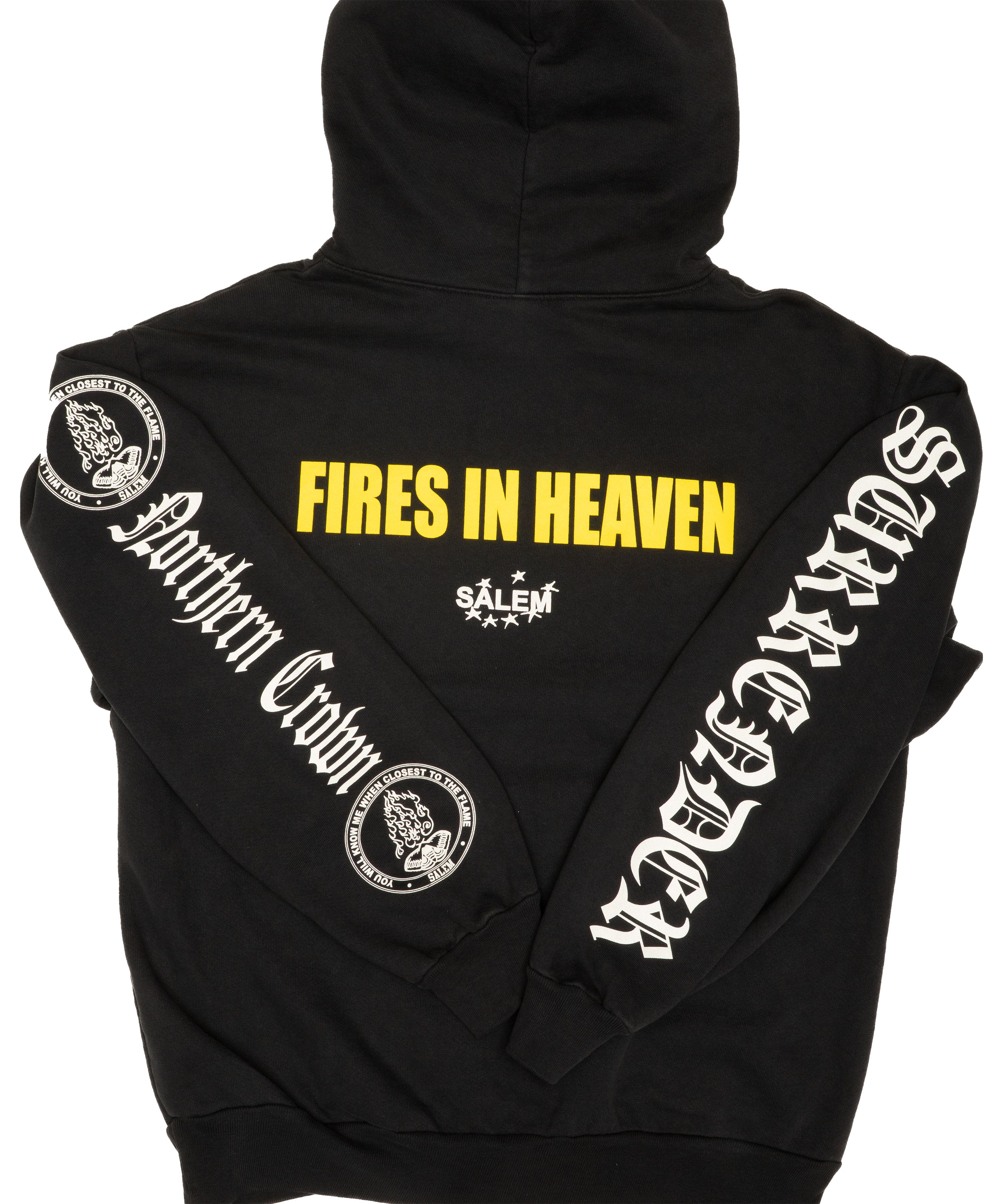 fires in heaven hoodie